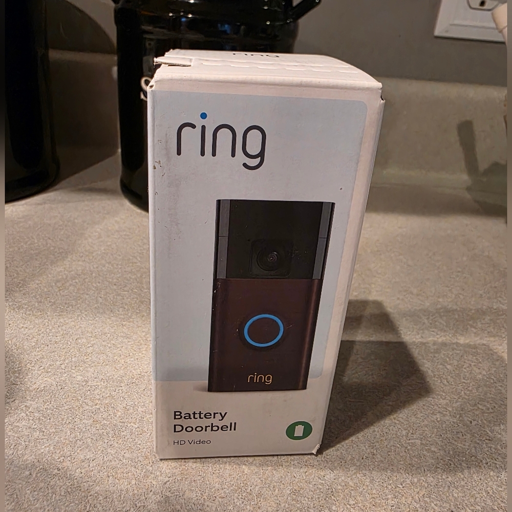 NEW Ring Battery Doorbell Bronze Finish